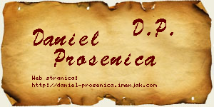Daniel Prosenica vizit kartica